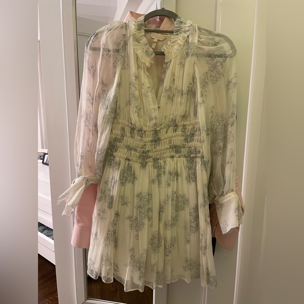 Rebecca Taylor floral mini dress